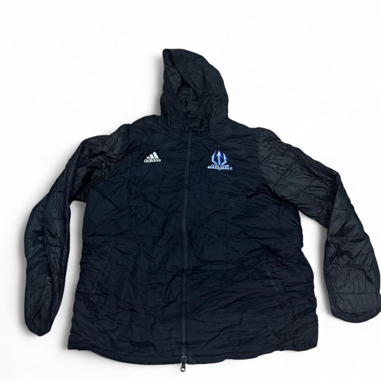 Adidas CCSU Club Baseball Jacket – Black – XL