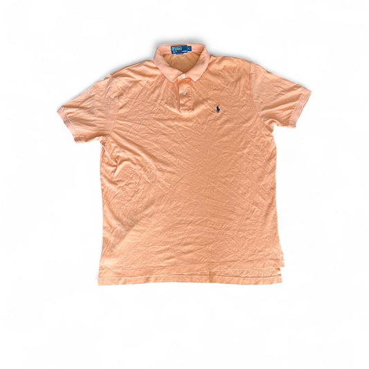 Peach orange Ralph Lauren Polo shirt in size Large