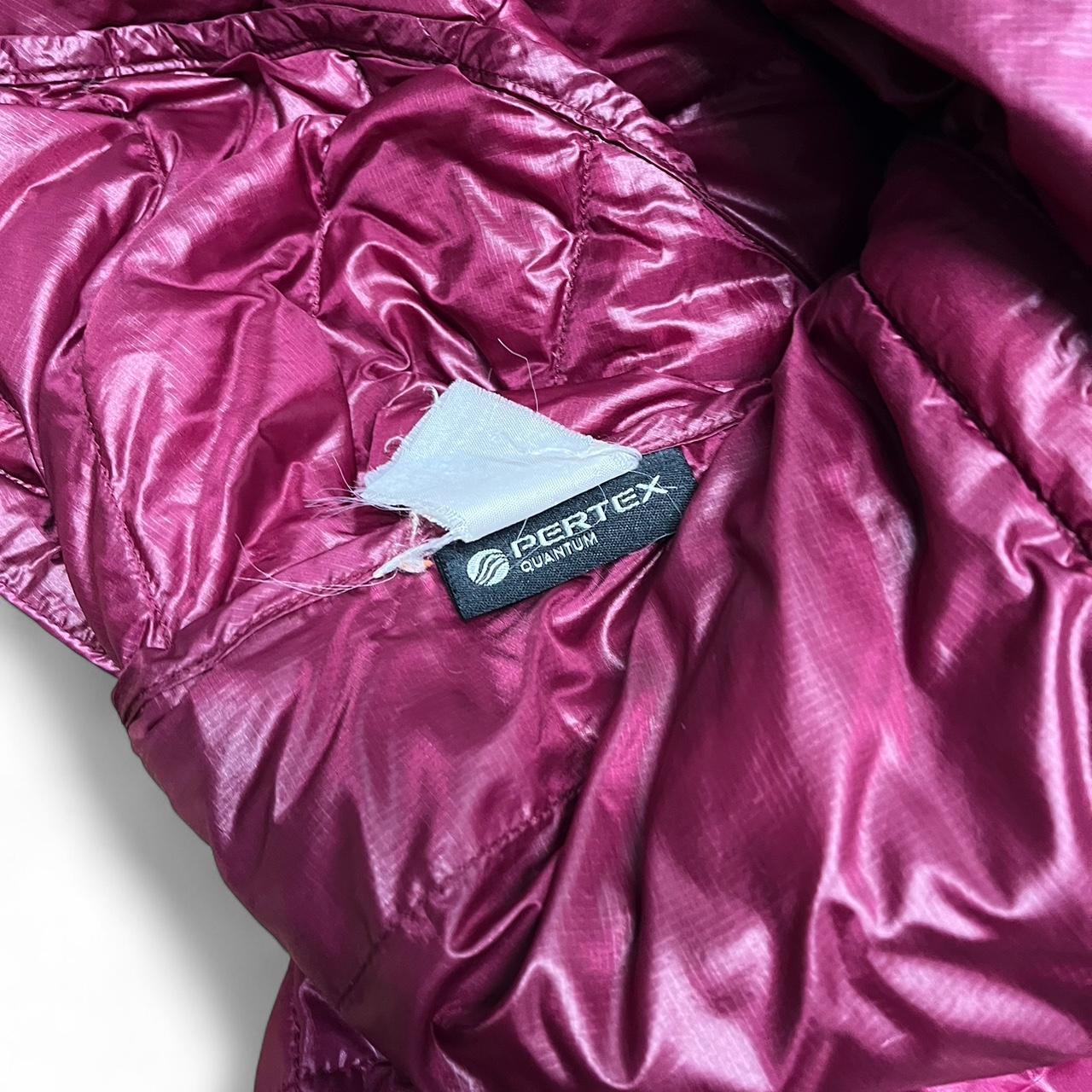 Genuine Montbell EX 800 fill power down jacket in beautiful magenta colour