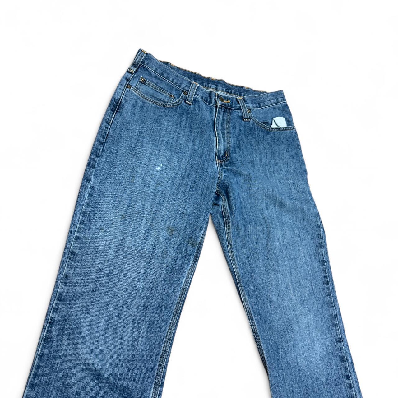Blue Carhartt jeans in size 34x32