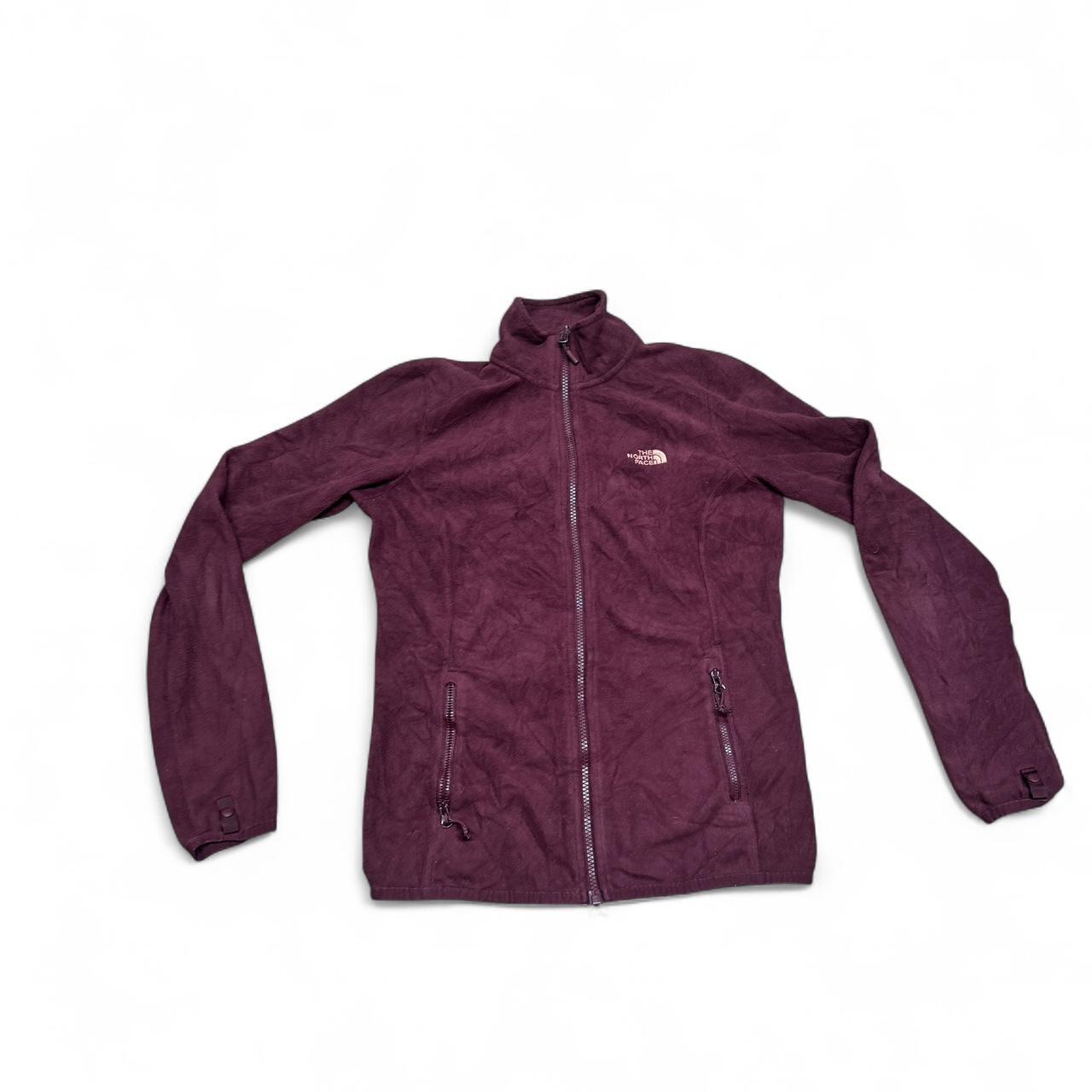 The North Face purple fleece in women’s size small