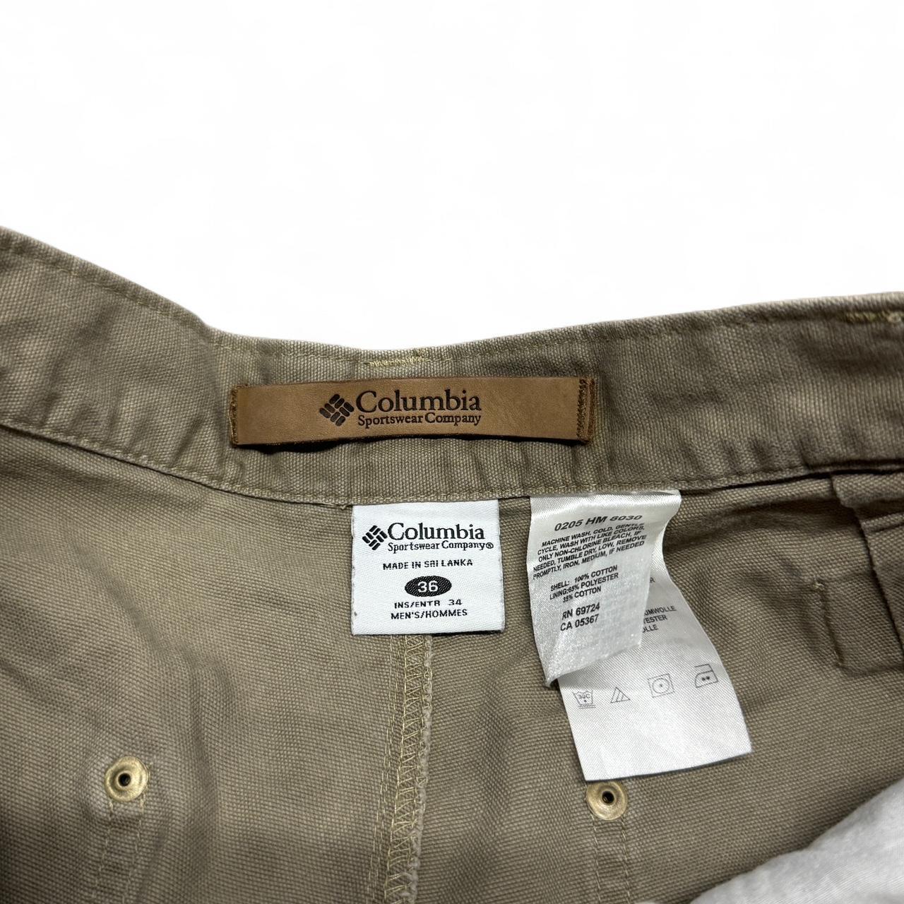 Columbia River Lodge Beige Cargo Pants Size 36W