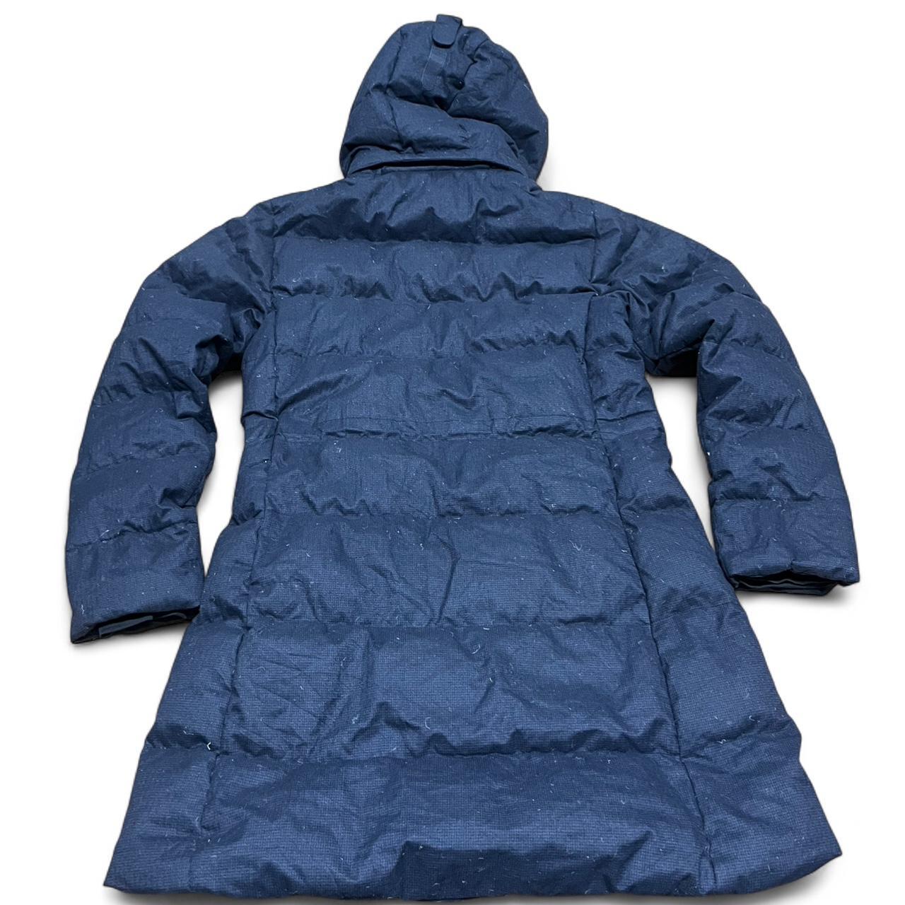Montbell Herena Down Parka Women’s L Navy Long Hooded Coat RRP £260