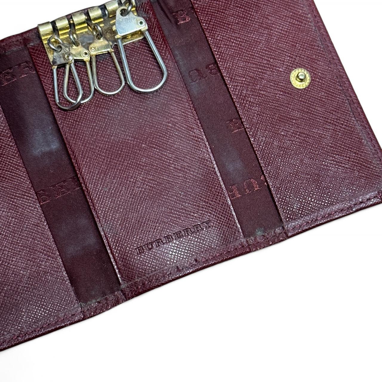 Burberry Honey Nova Check Print Key Holder