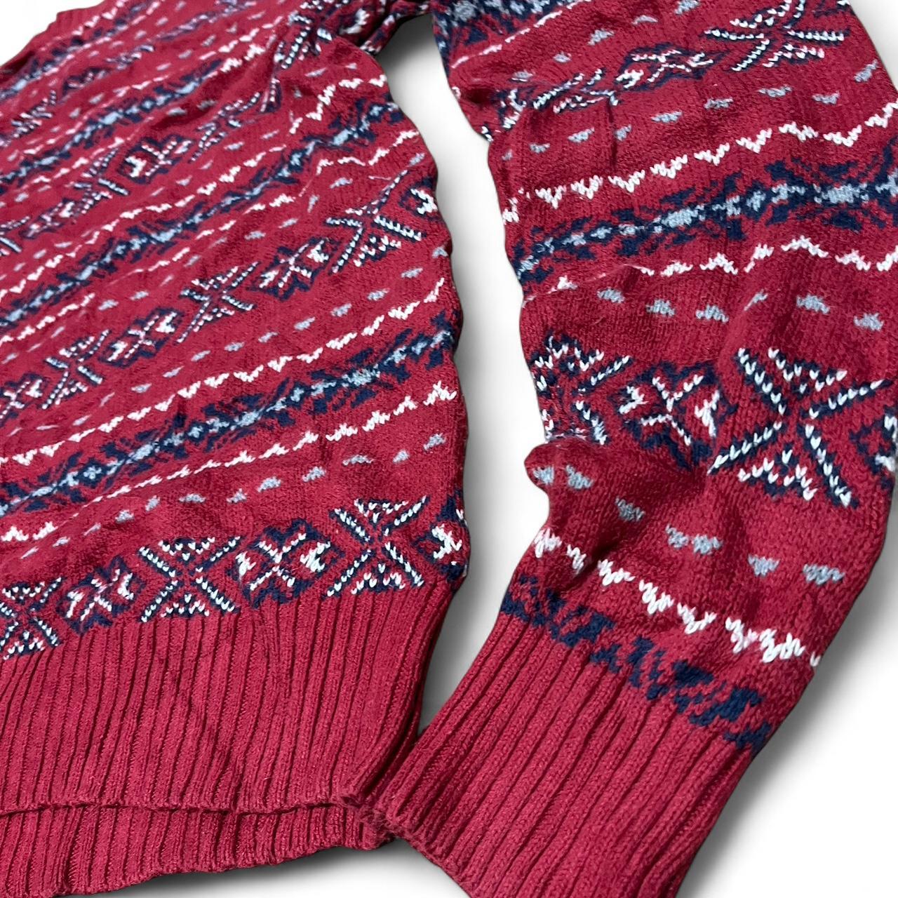 Red Knit Jumper – St John’s Bay (L)