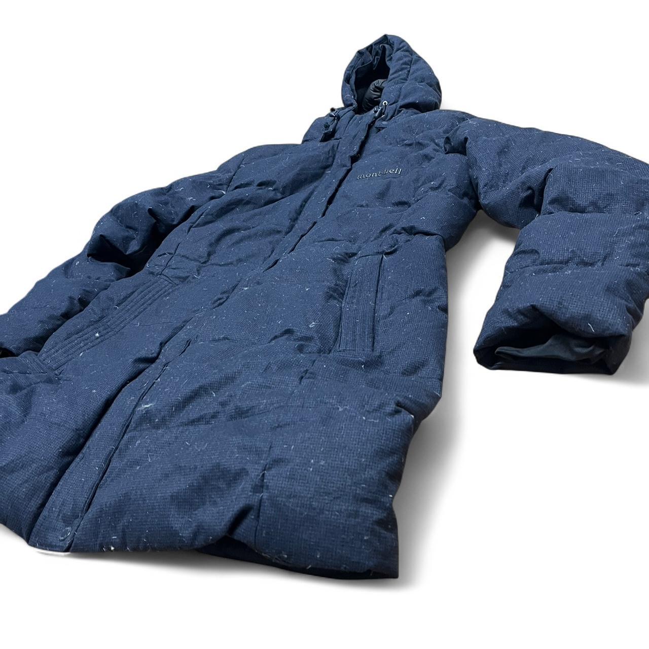 Montbell Herena Down Parka Women’s L Navy Long Hooded Coat RRP £260