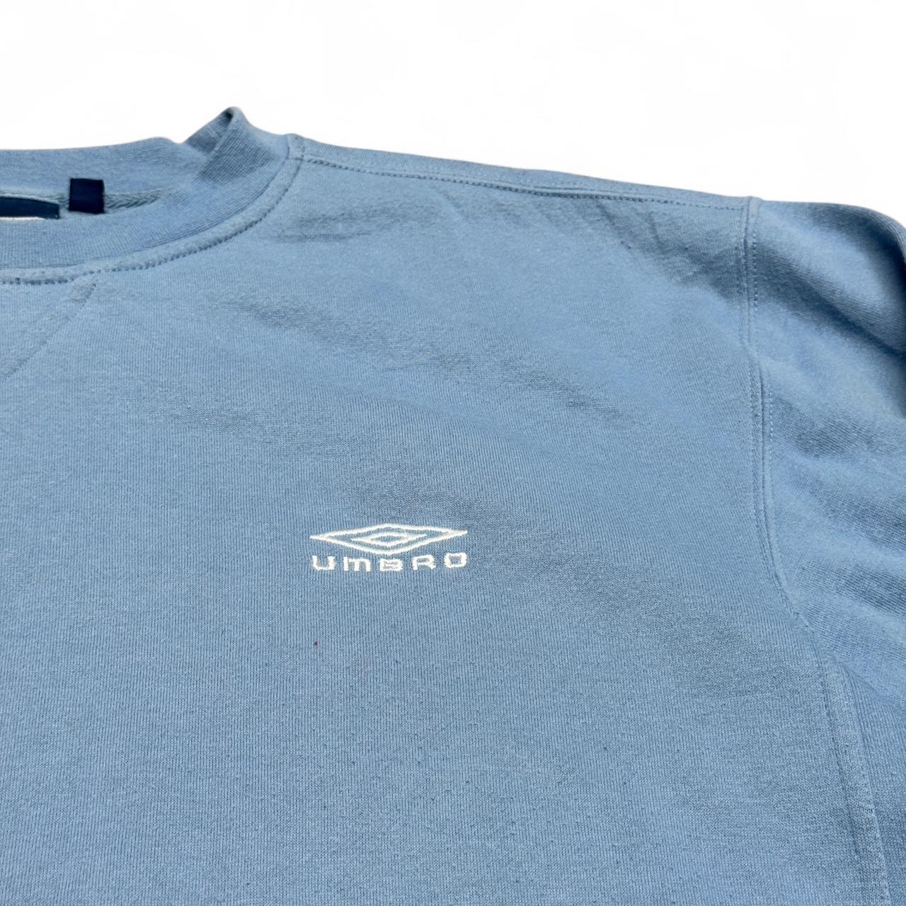 Baby Blue Vintage Umbro Sweatshirt – Size Large