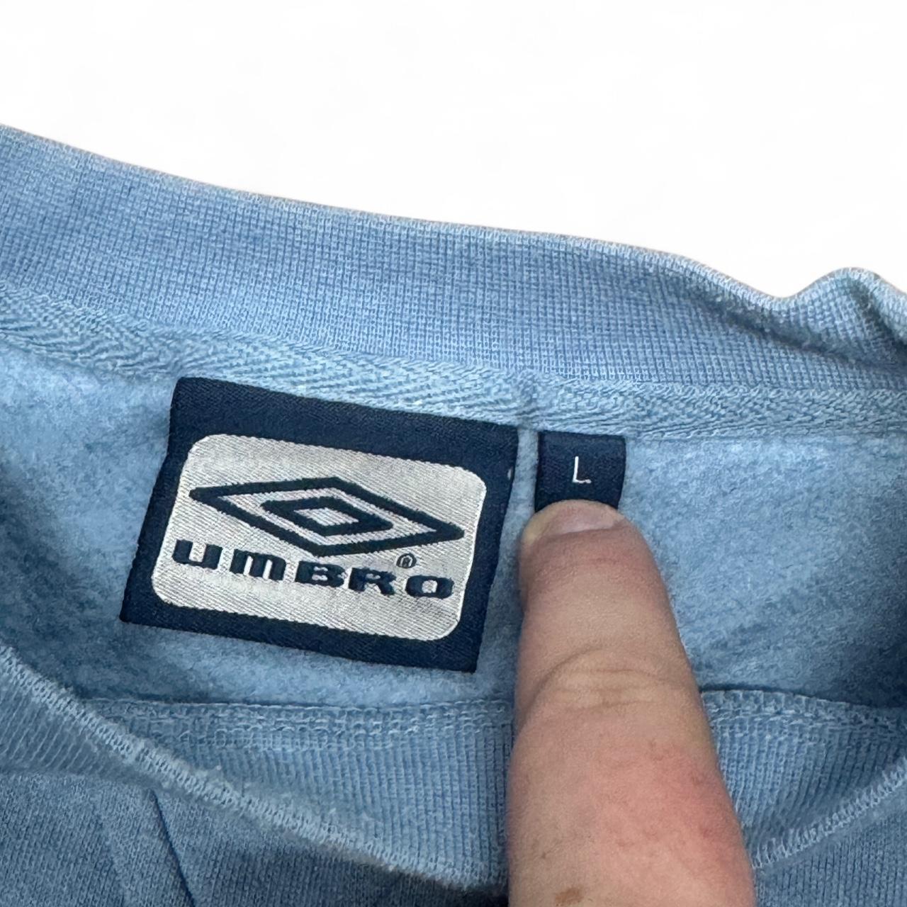 Baby Blue Vintage Umbro Sweatshirt – Size Large