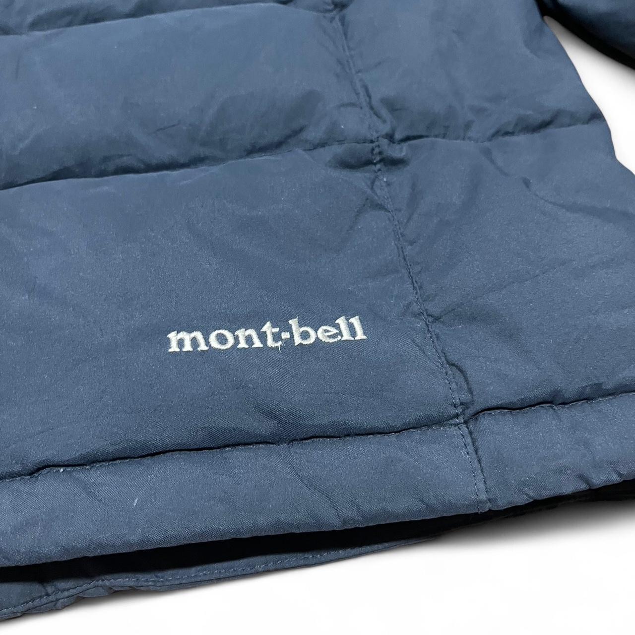 Men’s genuine Montbell down parka in navy blue