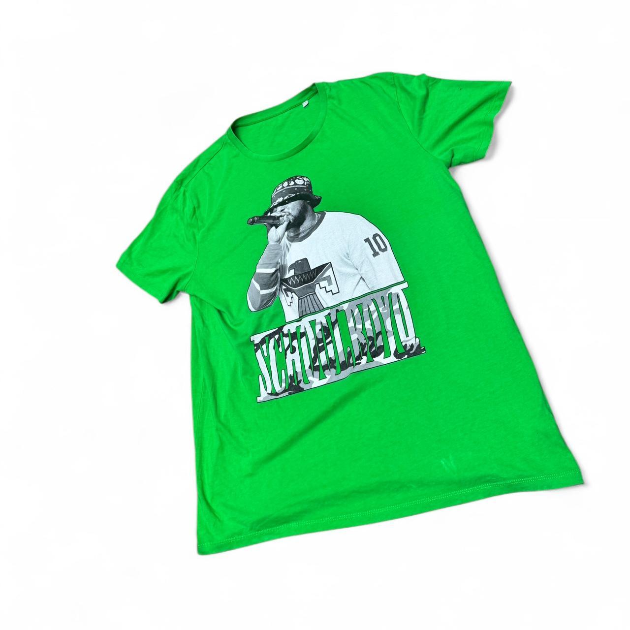 Schoolboy Q Lime Green Graphic T-Shirt – XXL
