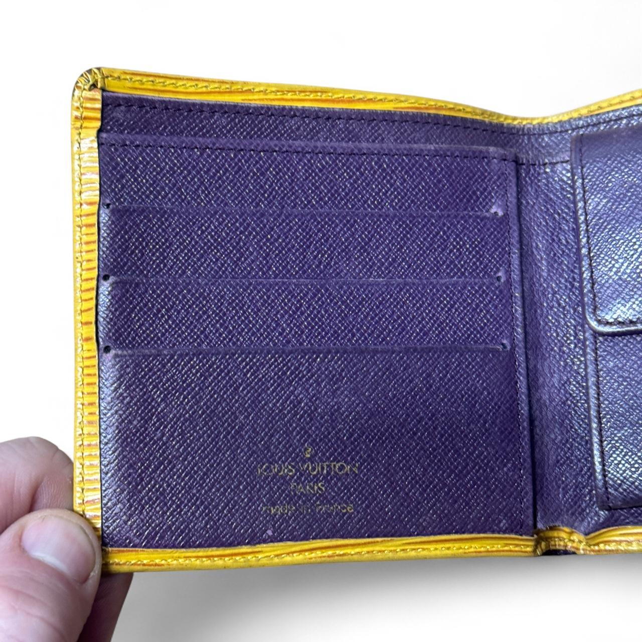 Louis Vuitton Yellow & Purple Vintage Wallet