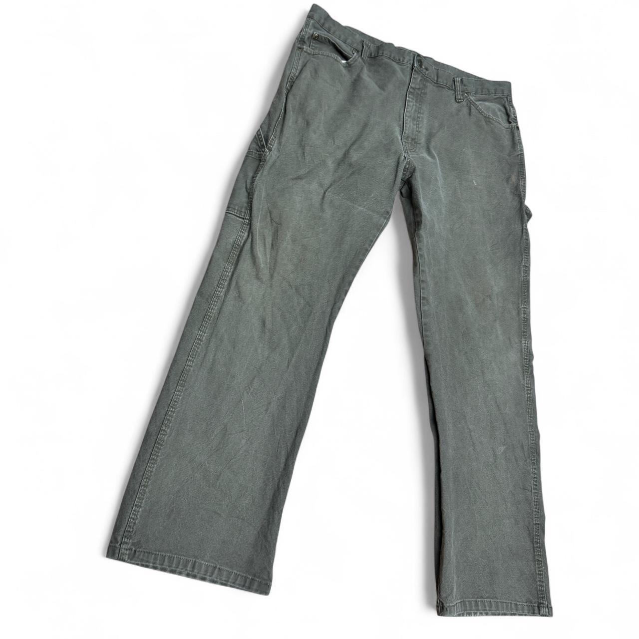 Olive Green Dickies carpenter trousers in size 38x32