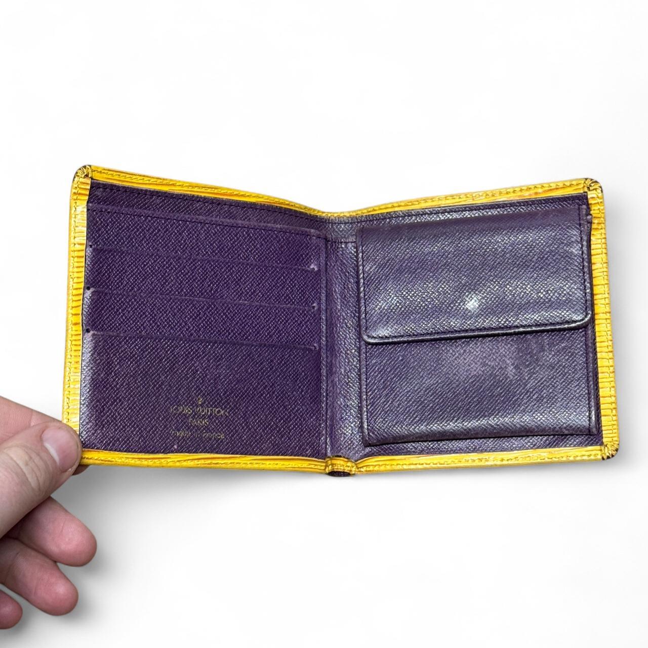 Louis Vuitton Yellow & Purple Vintage Wallet