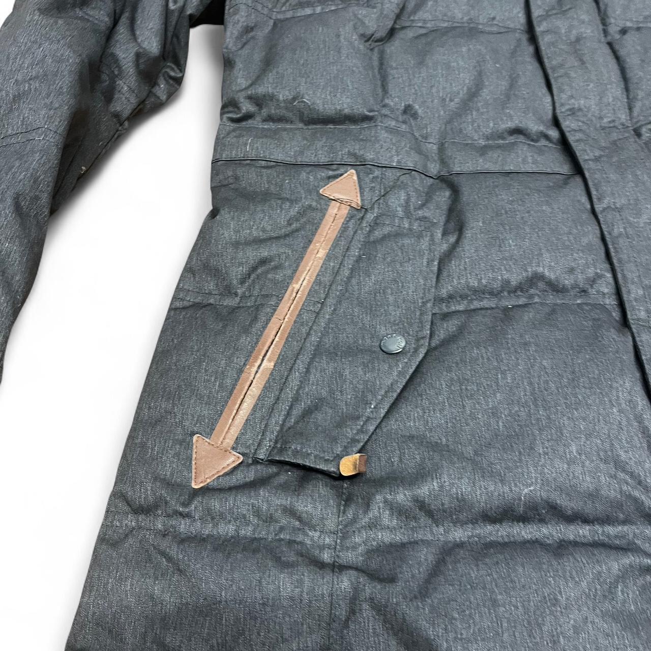 Women’s Long Navy Down Puffer Parka Coat – Warm Winter Coat by Montbell – Size 95 women’s S/M