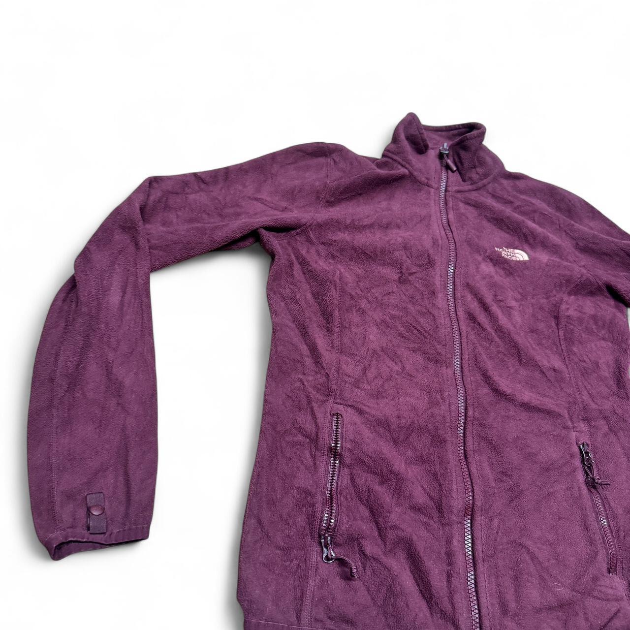 The North Face purple fleece in women’s size small