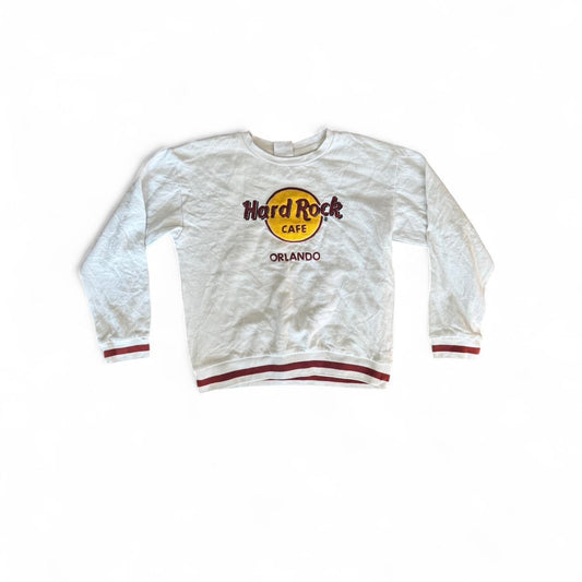 Hard Rock Cafe Jumper – Kids Size Large (White)