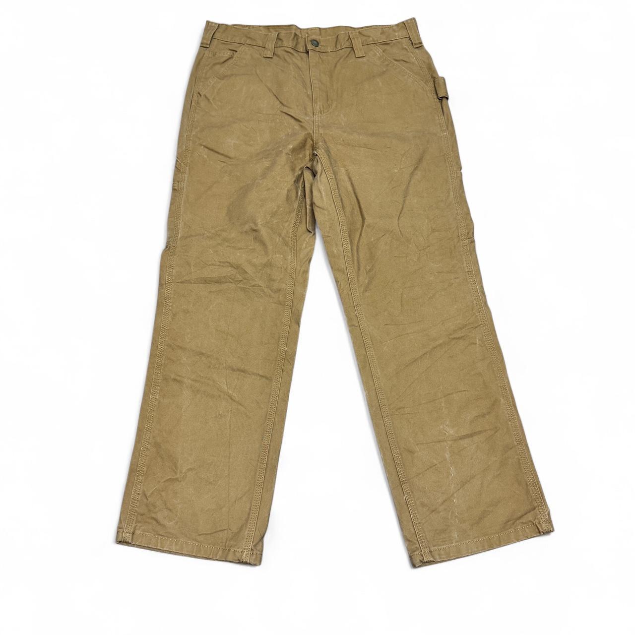 Brahma beige heavyweight carpenter pants in size 32x30