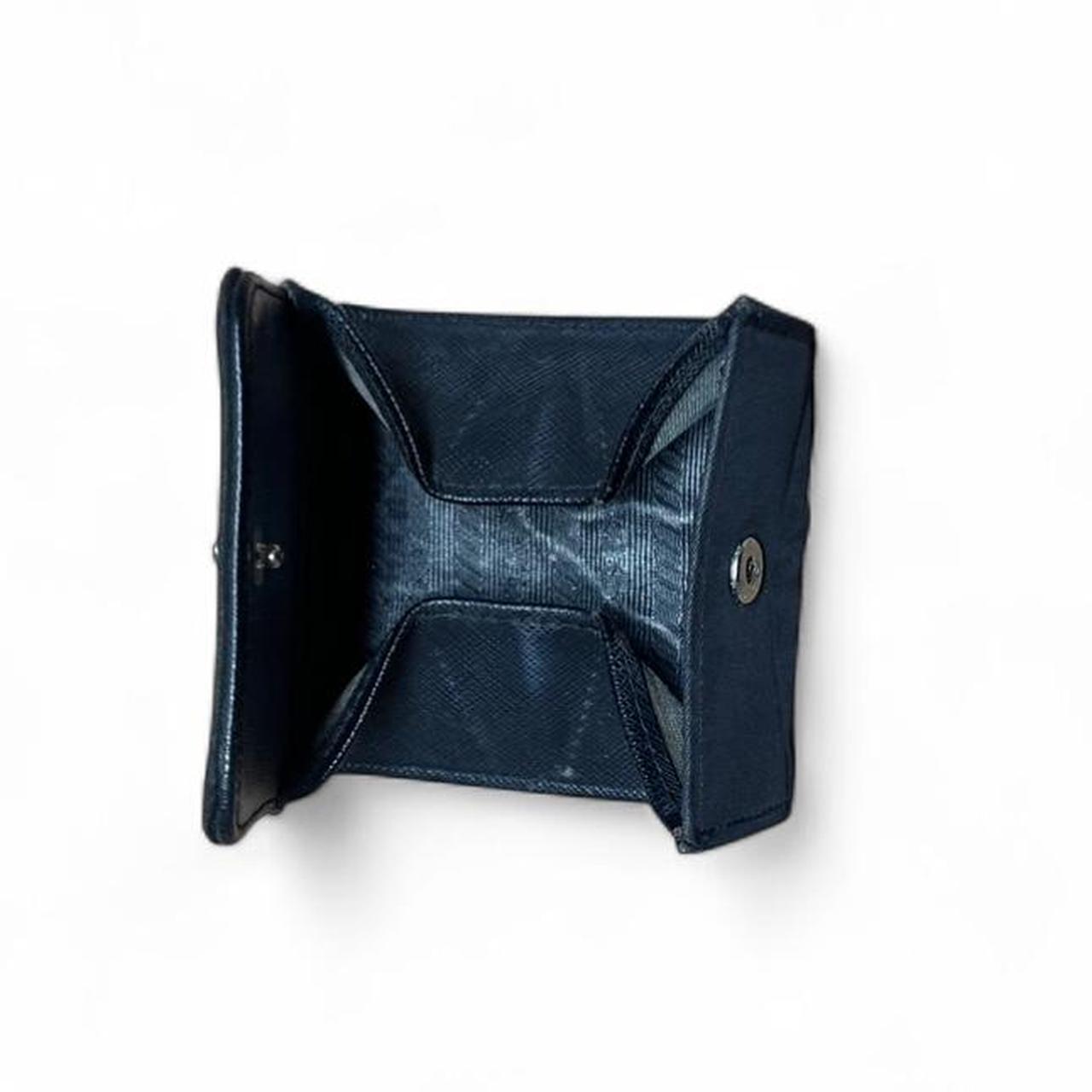 Vintage black Prada mini snap coin pouch Tessuto nylon