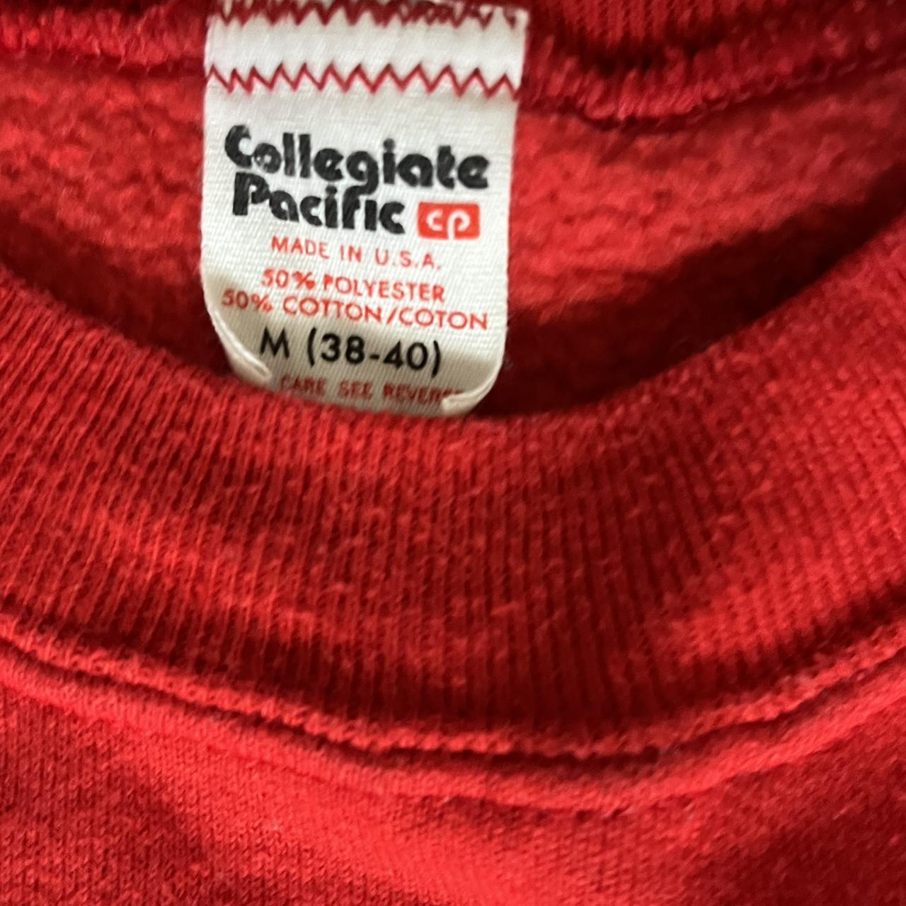 Red Collegiate Pacific sweater in size Medium