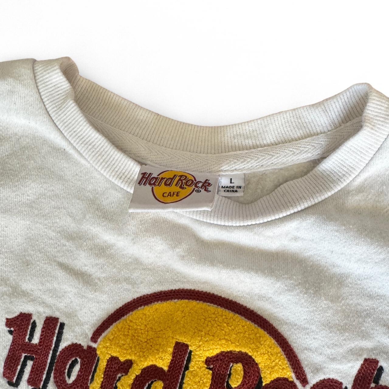 Hard Rock Cafe Jumper – Kids Size Large (White)