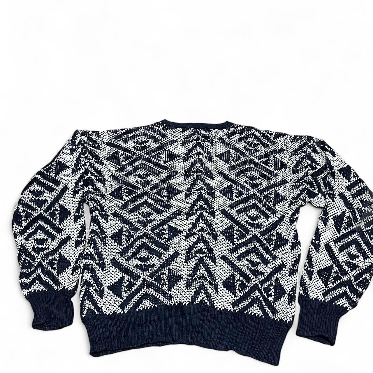 Navy & White Knit – Gianfranco Ruffini (L)