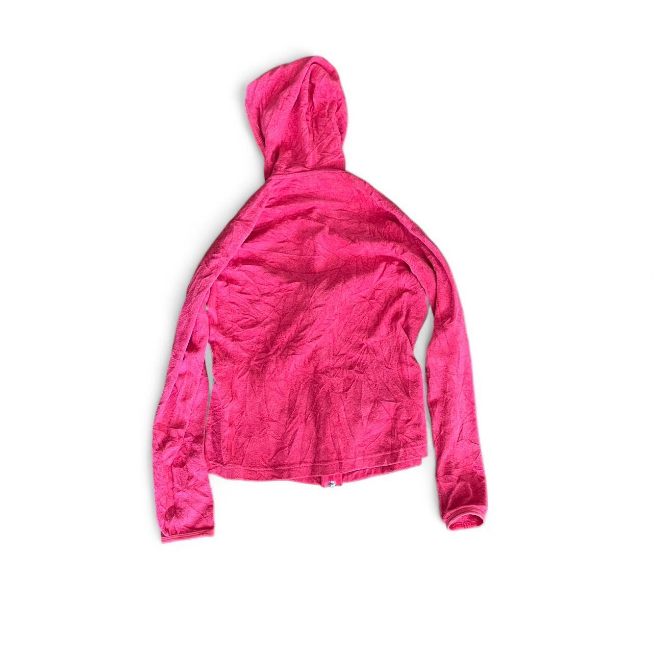 Pink The North Face zip-up hoodie in size Medium