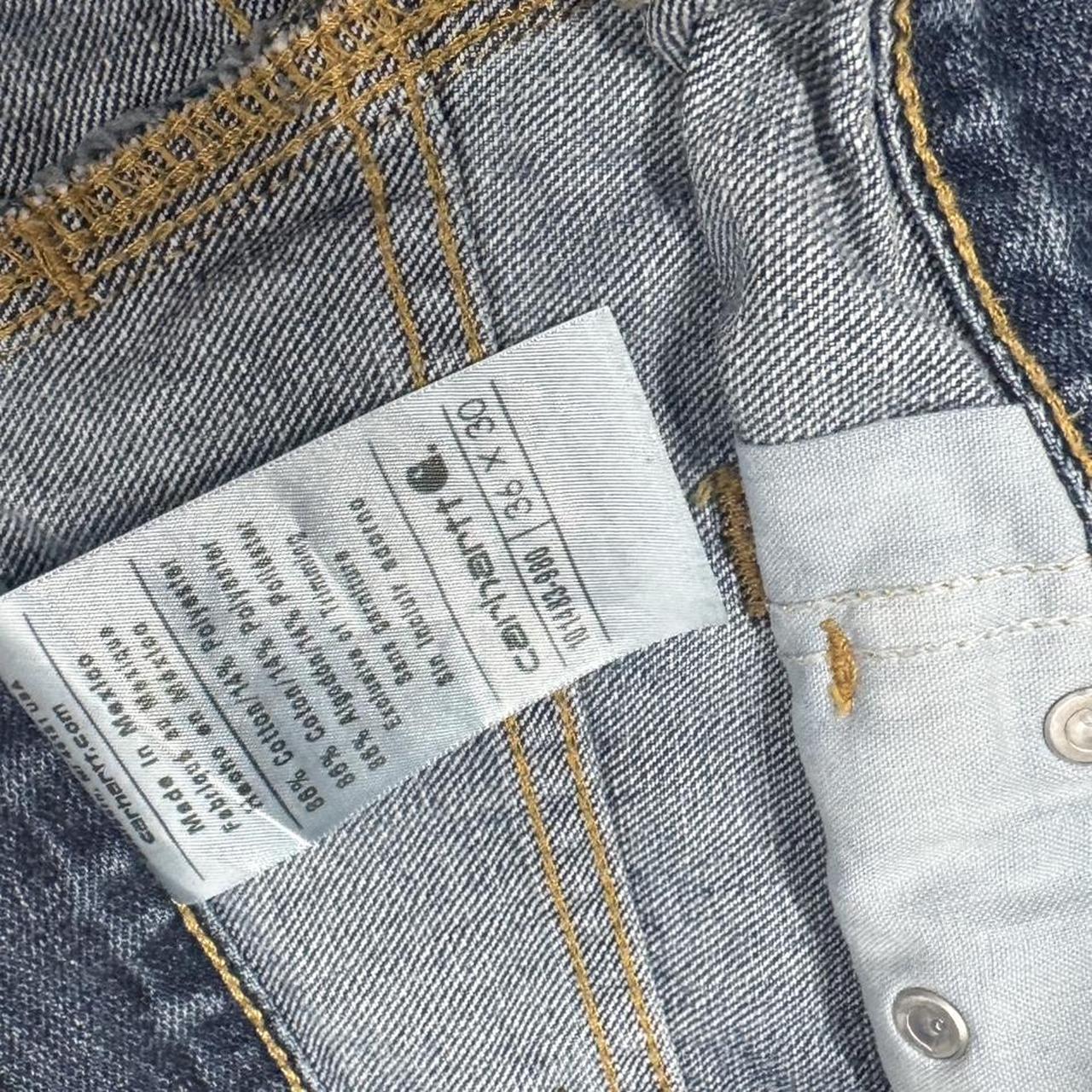 Blue Carhartt jeans in size 36x30