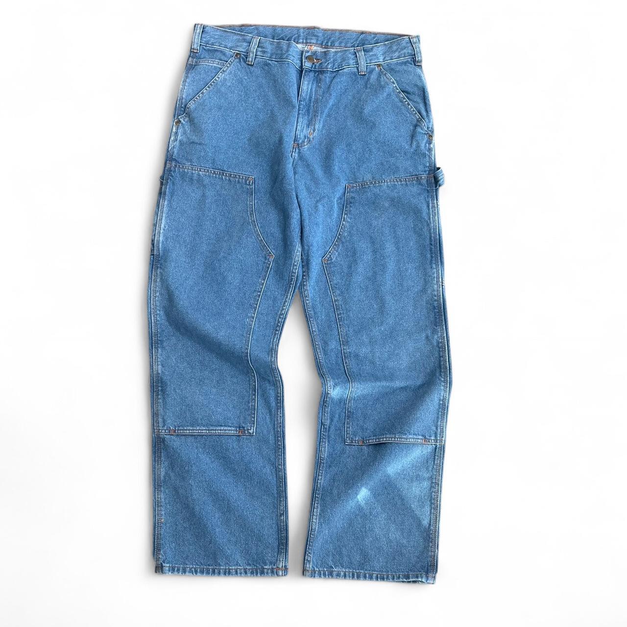 Carhartt blue denim carpenter jeans