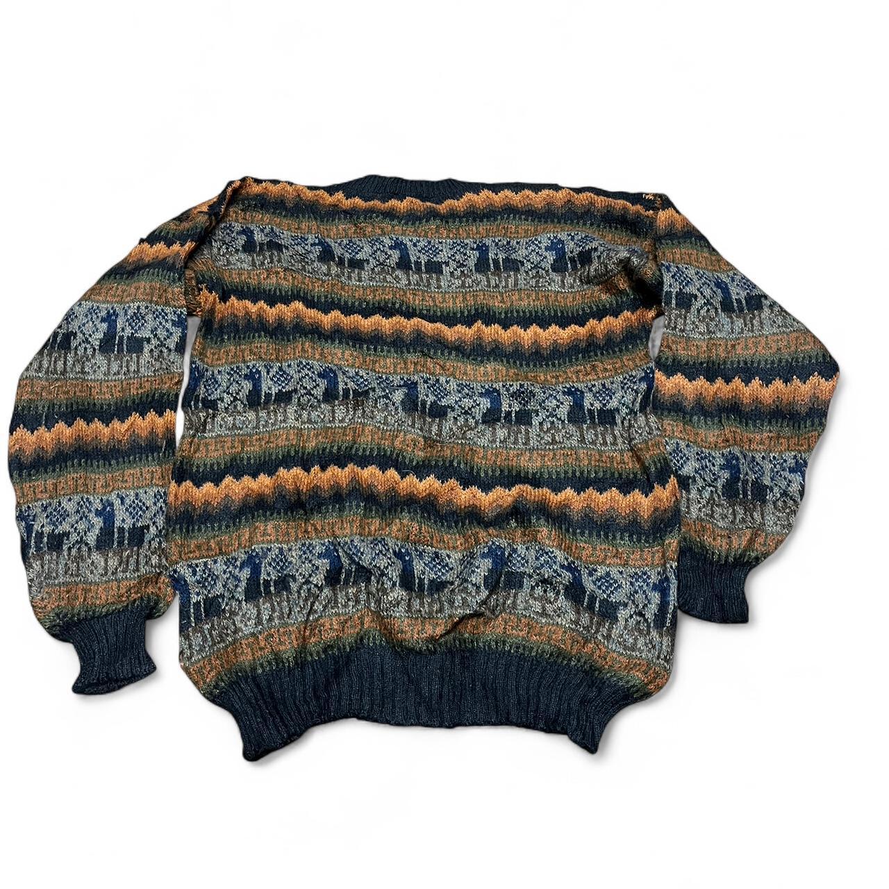 Black/Multi Jumper – Heavily Worn