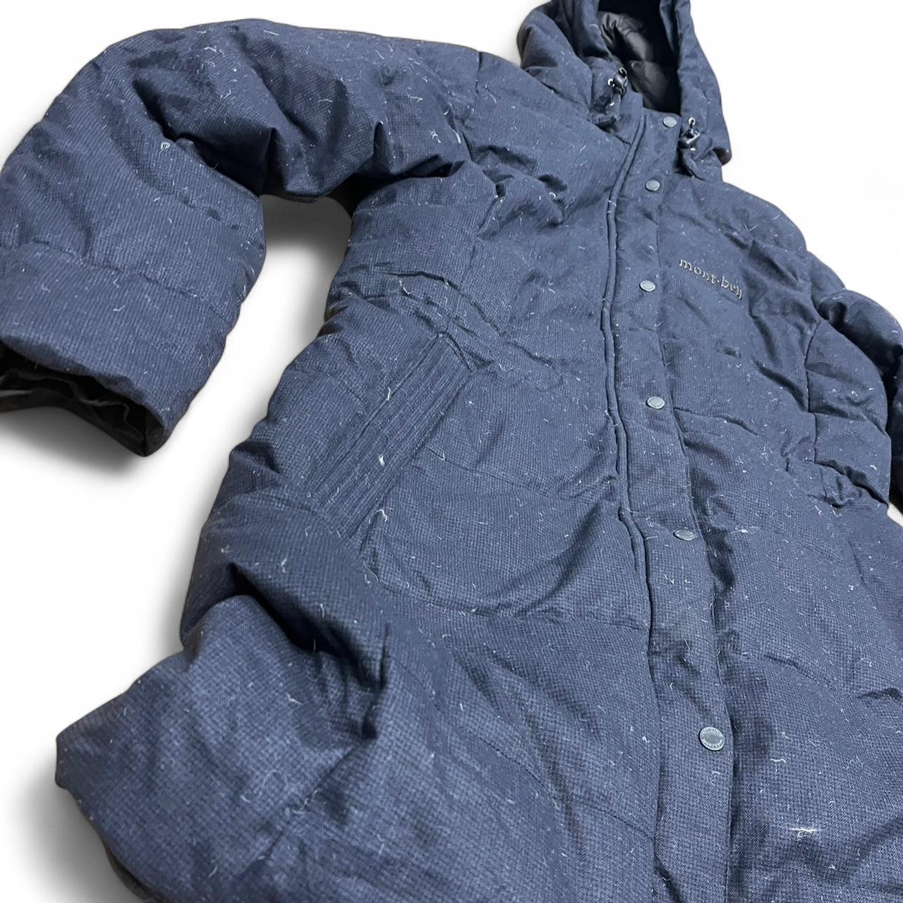 Montbell Herena Down Parka Women’s L Navy Long Hooded Coat RRP £260