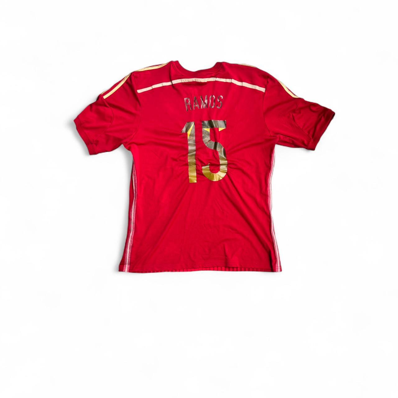 Spain 2013-15 home shirt with name and number