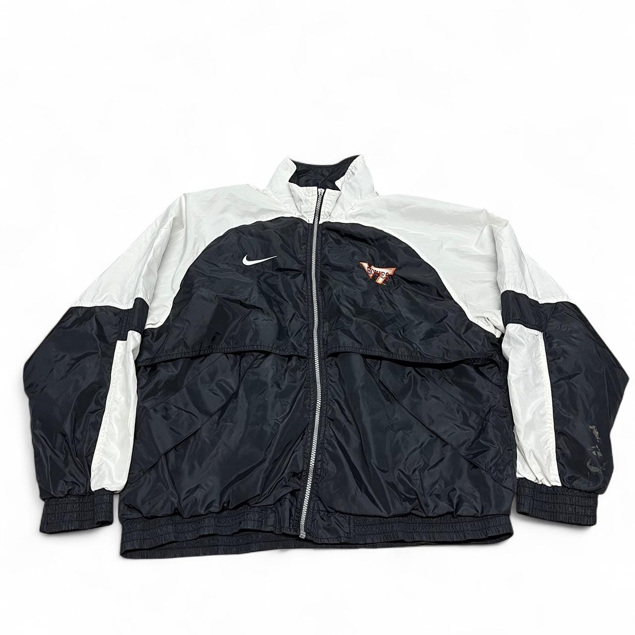 90s Nike VT Hokies Windbreaker – Black & White – Vintage College Sports