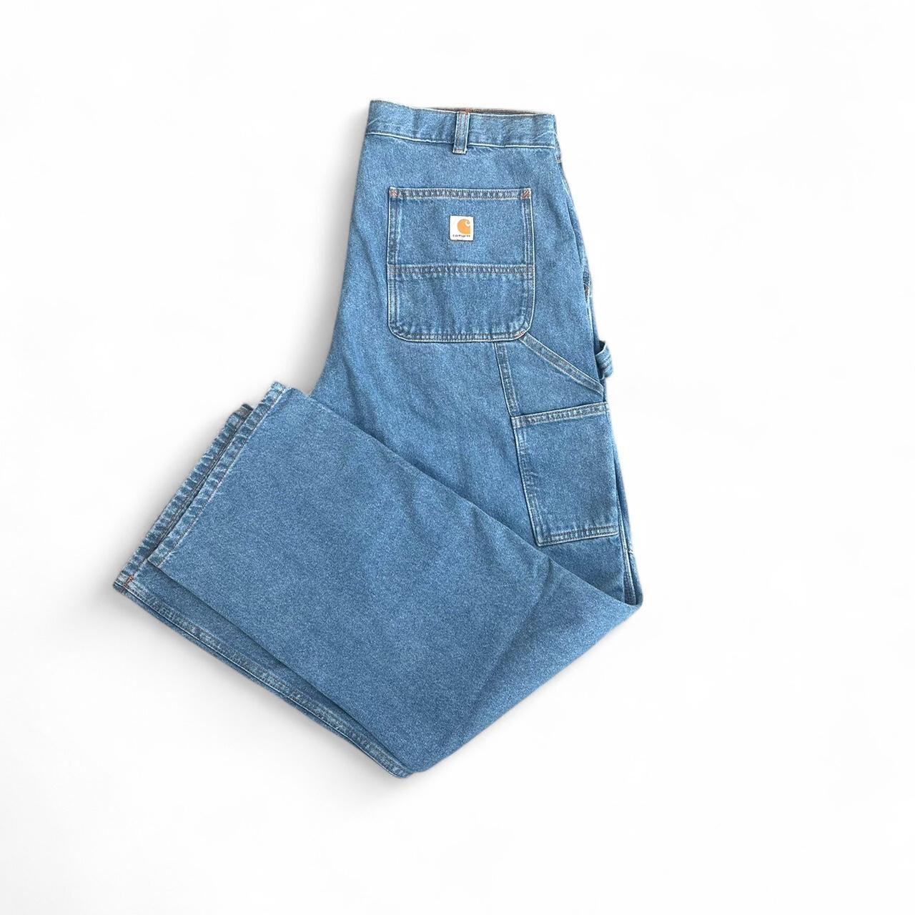 Carhartt blue denim carpenter jeans