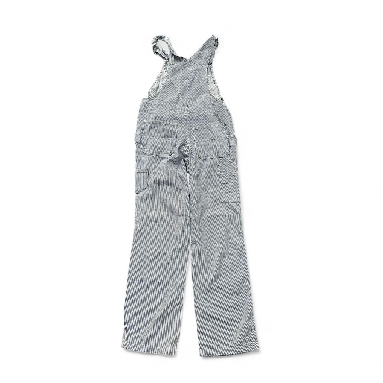 Carhartt Striped Denim Overalls – Size Small