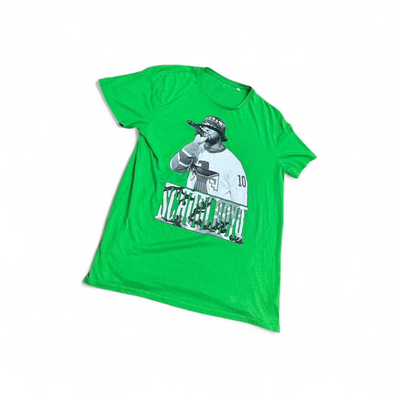 Schoolboy Q Lime Green Graphic T-Shirt – XXL