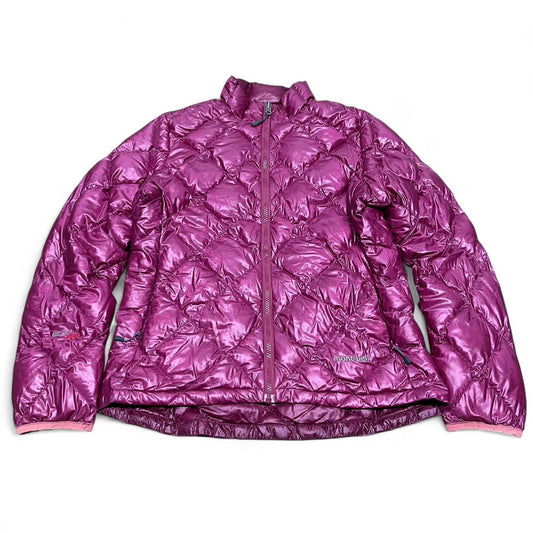 Genuine Montbell EX 800 fill power down jacket in beautiful magenta colour