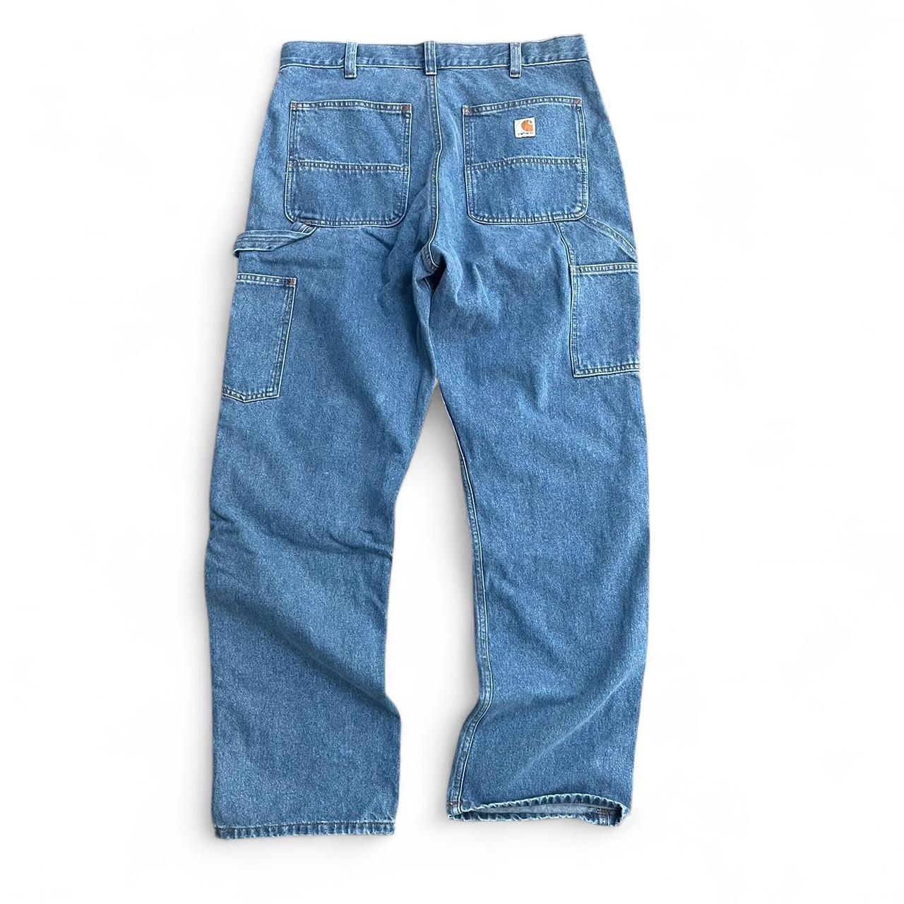 Carhartt blue denim carpenter jeans