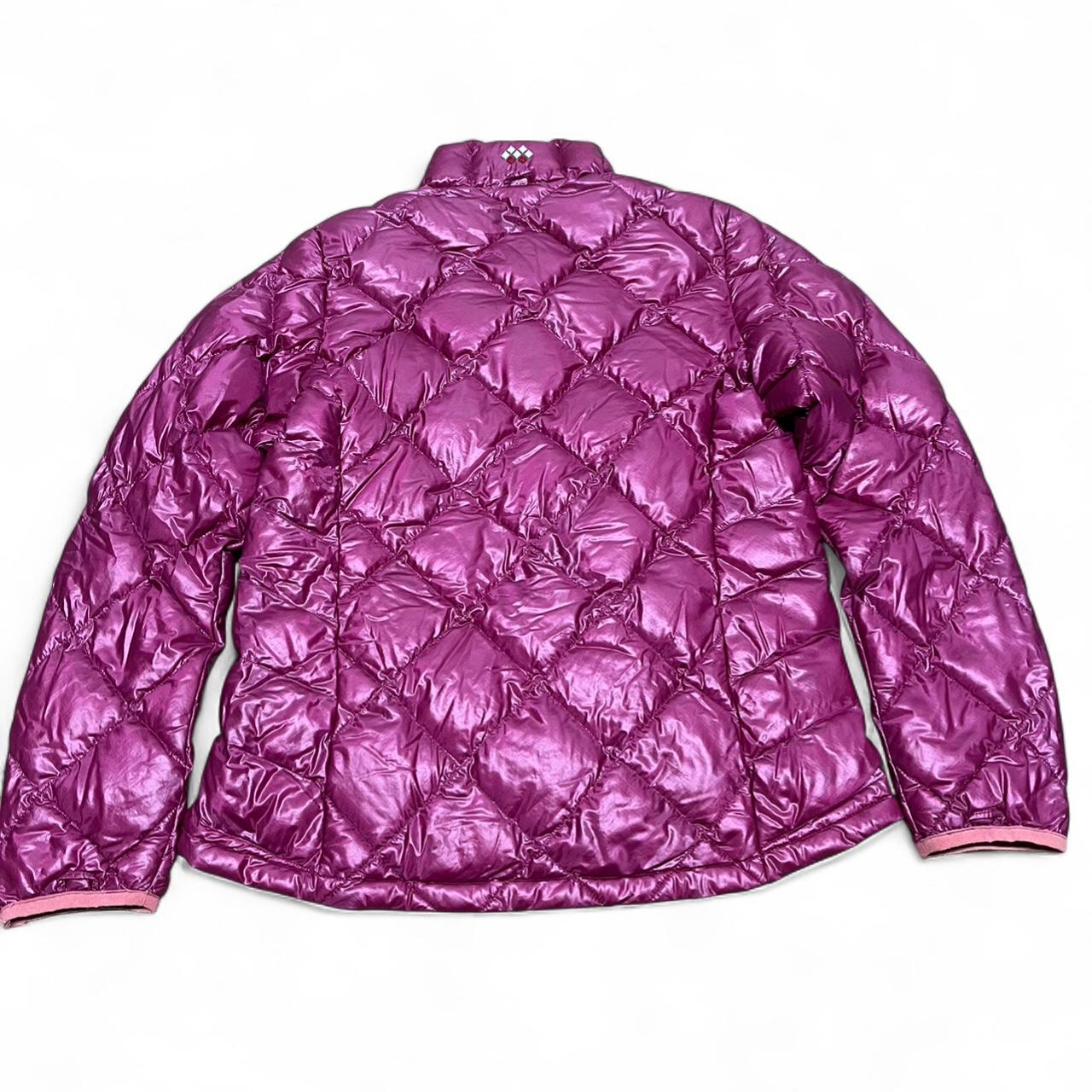 Genuine Montbell EX 800 fill power down jacket in beautiful magenta colour