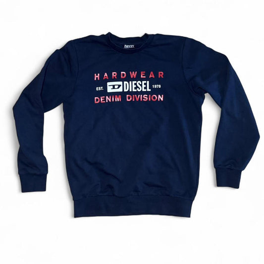 -diesel navy crewneck