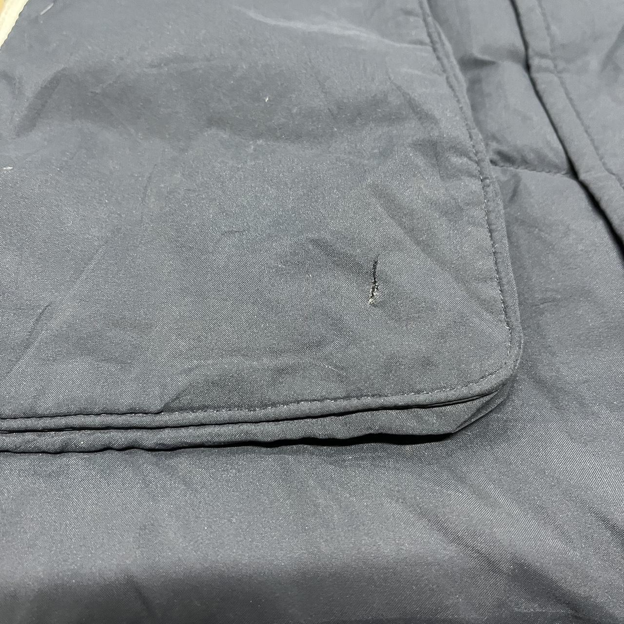 Men’s genuine Montbell down parka in navy blue