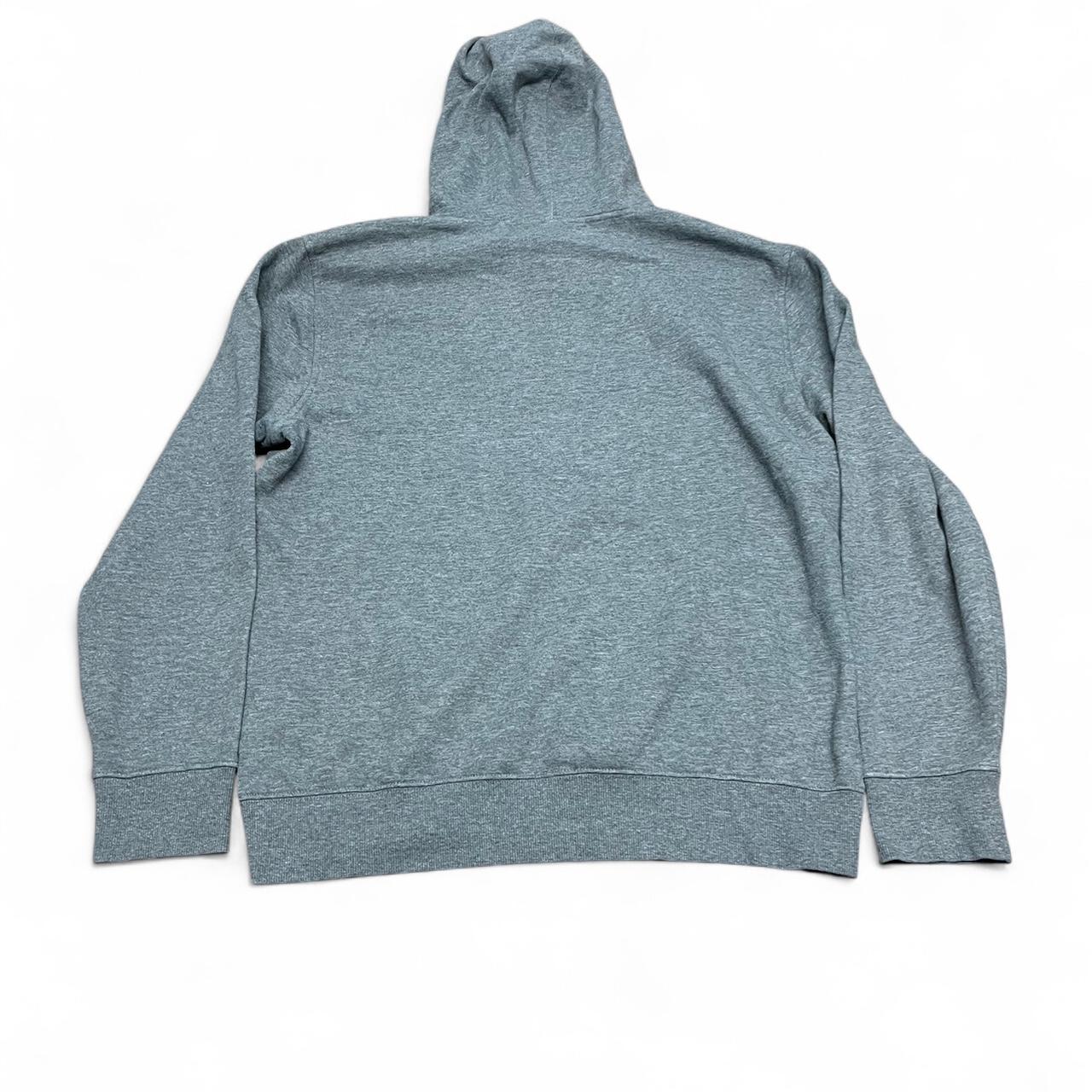 Grey Oakley Hoodie – Track & Field Graphic – Vintage Sport Style