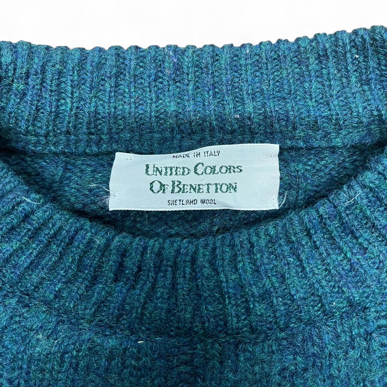 Benetton Shetland Wool Sweater – Size 52