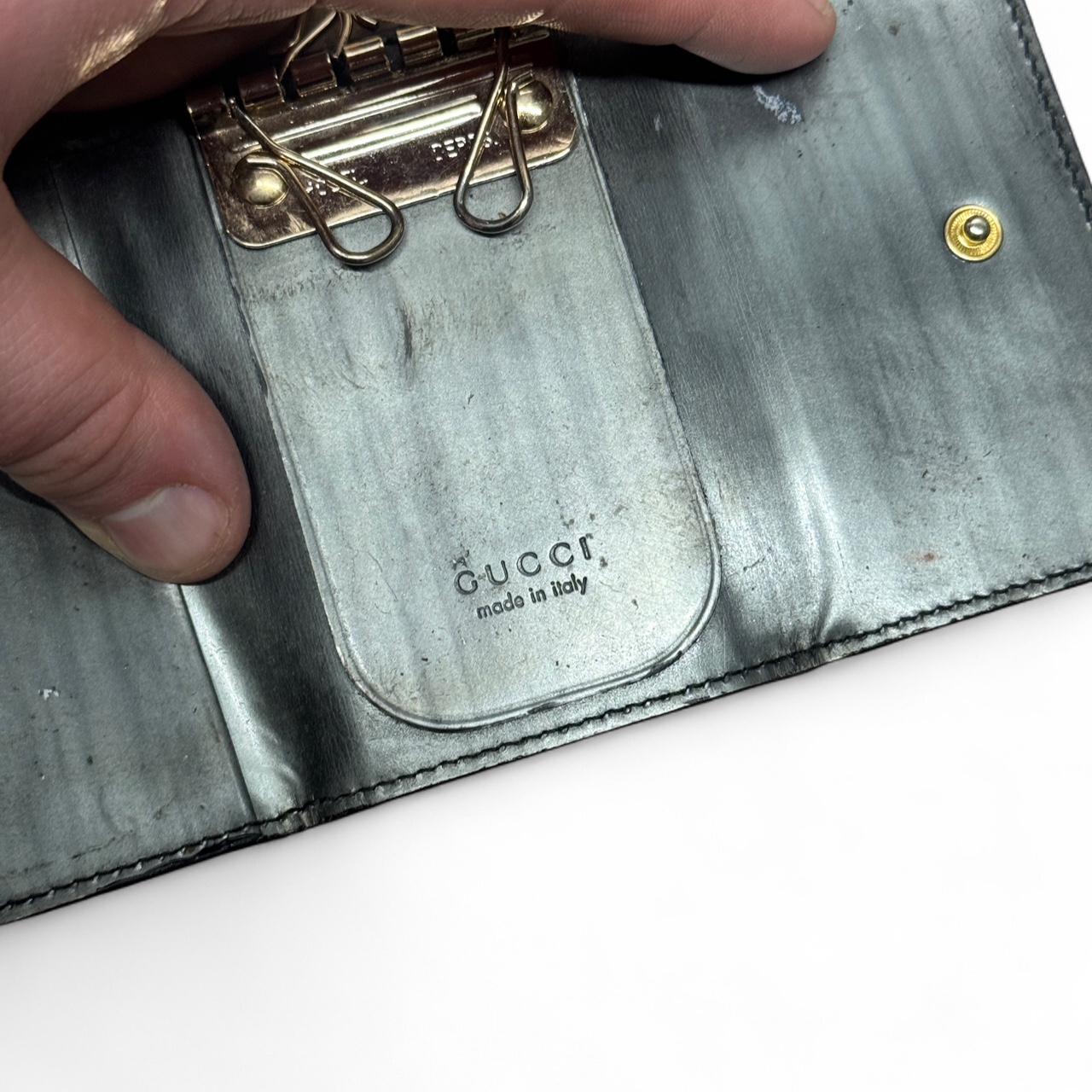 Gucci Silver Big G Logo Key Holder