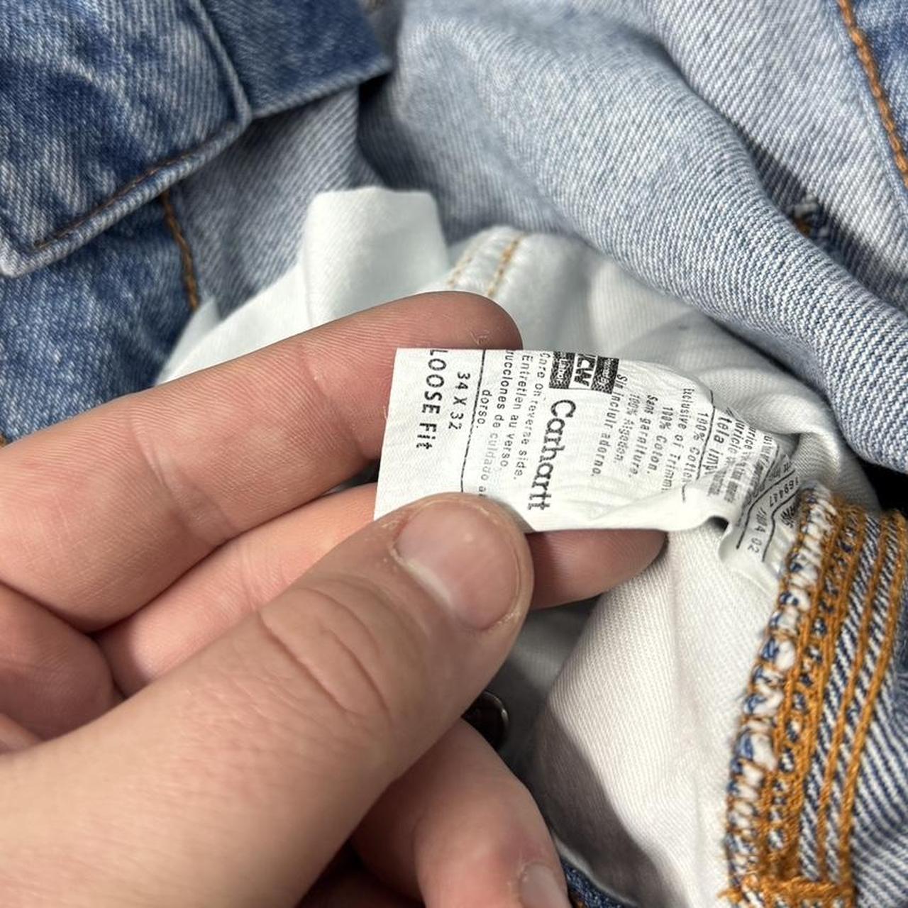 Carhartt double knee jeans in size 34x32