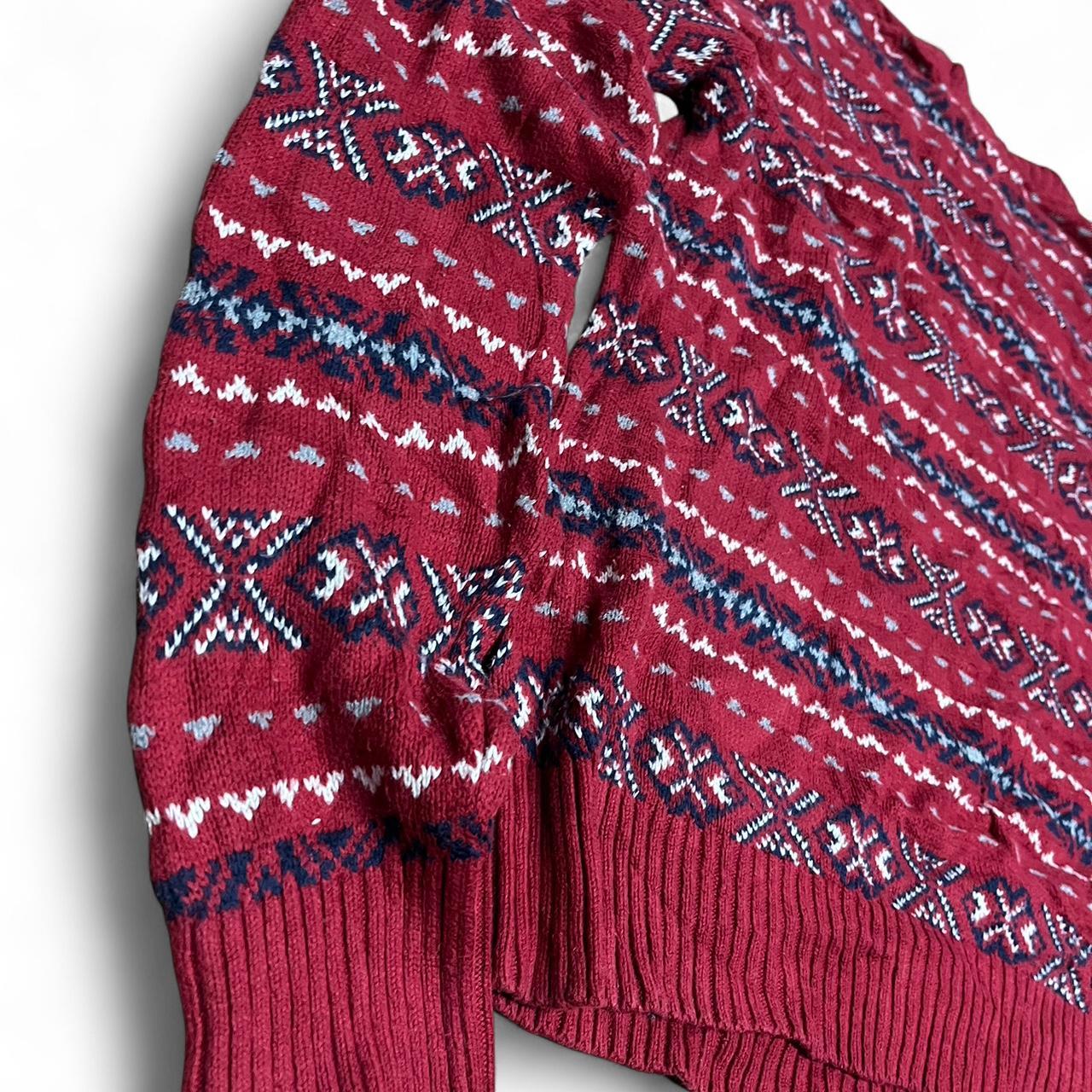 Red Knit Jumper – St John’s Bay (L)