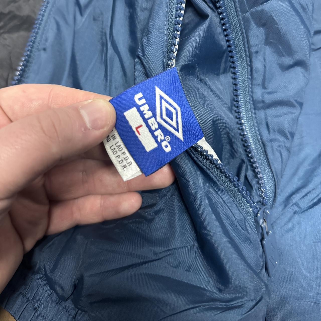 Vintage Umbro Reversible Hooded Jacket – Black & Blue