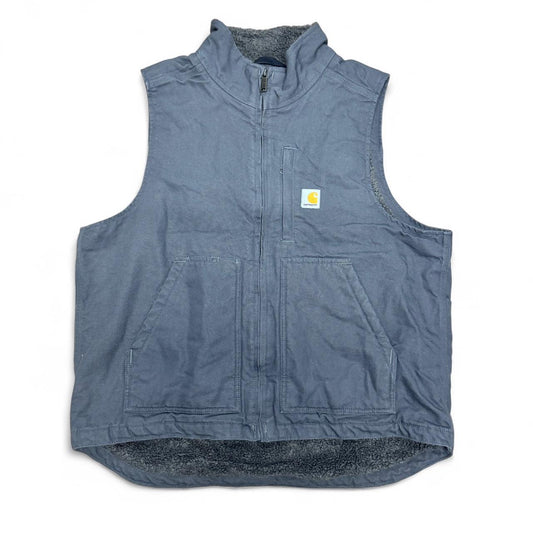 Carhartt Gilet – Grey (Size S) – Sherpa Lined