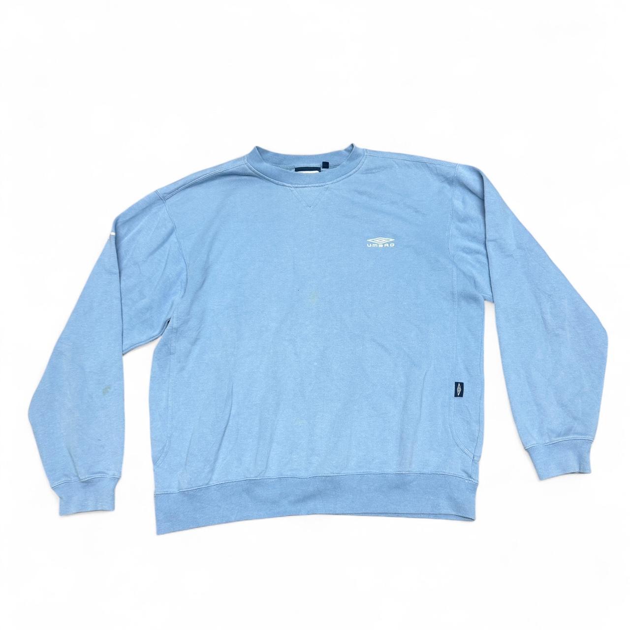 Baby Blue Vintage Umbro Sweatshirt – Size Large