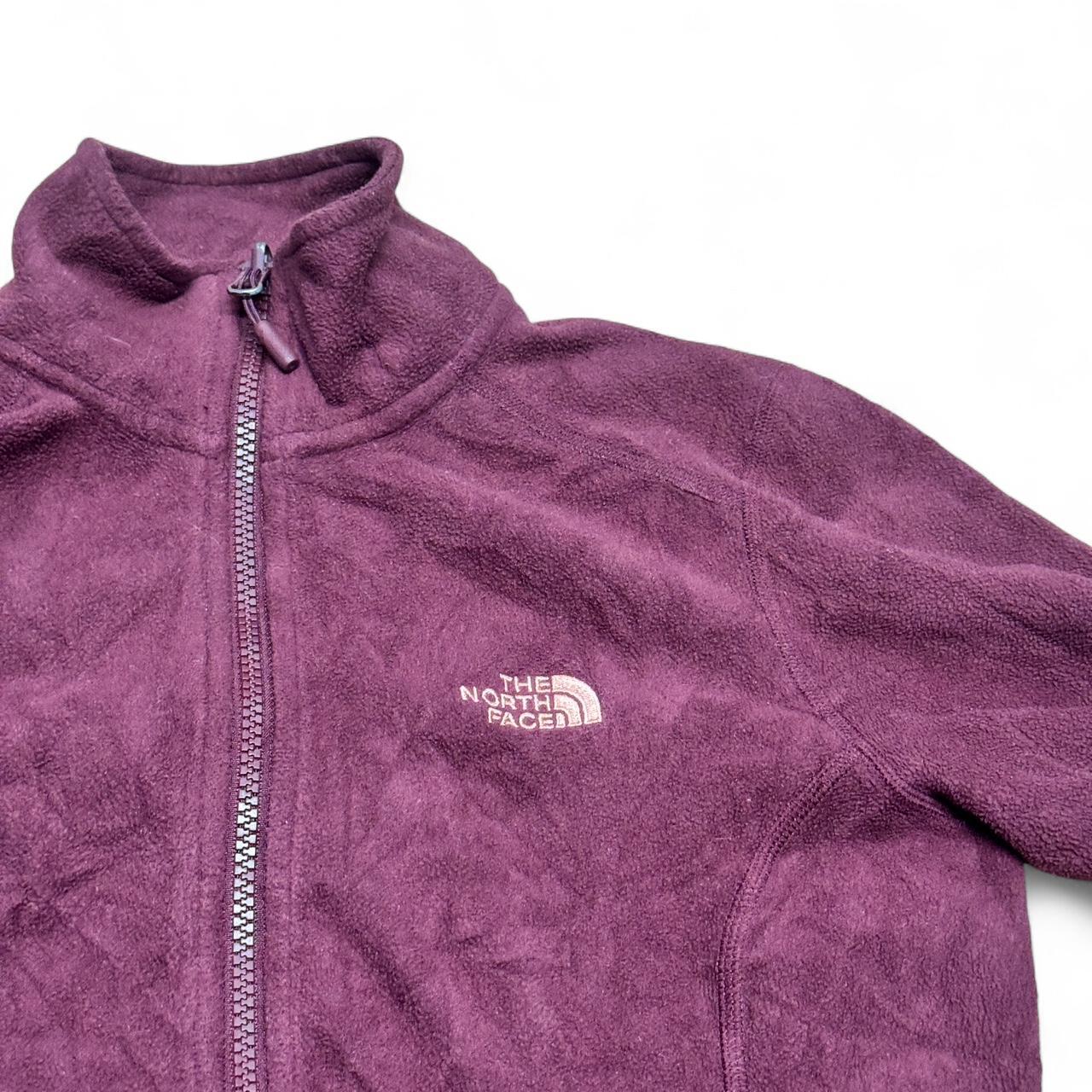 The North Face purple fleece in women’s size small