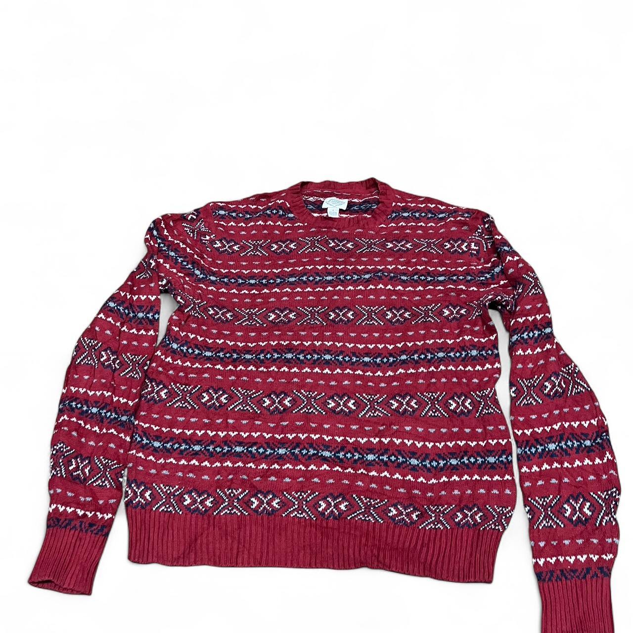 Red Knit Jumper – St John’s Bay (L)